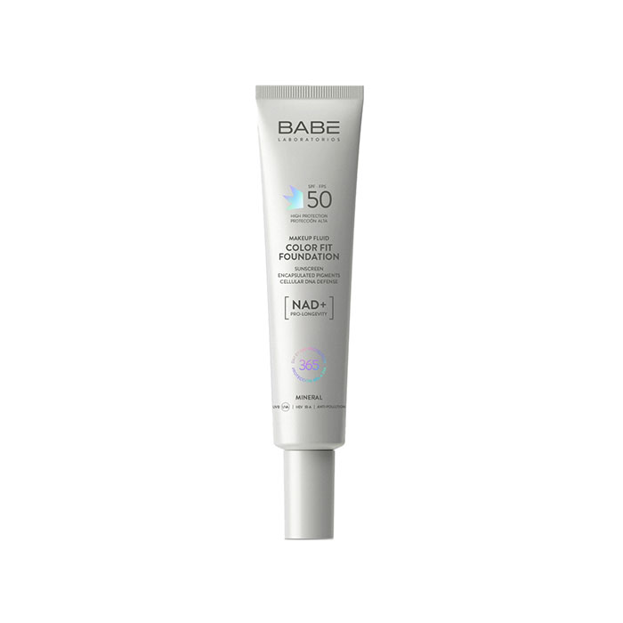 Babé Fotoprotector Mineral Makeup Fluid Color Fit Foundation Spf50 40ml