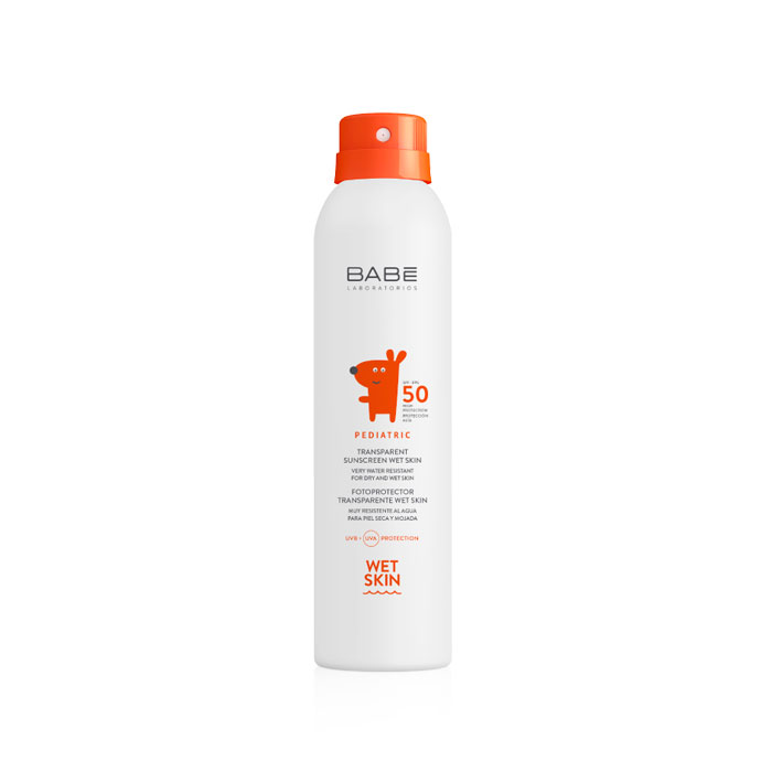 Babé Pediatric Fotoprotector Transparente Wet Skin Spf50 200ml