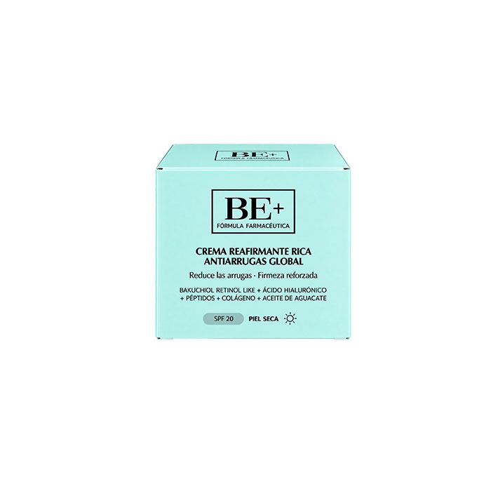 Be+ Crema Reafirmante Rica Antiarrugas Global Día Piel Seca Spf20 50ml