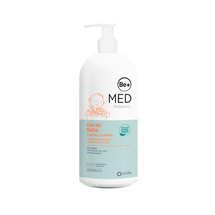 Be+ Med Pediatrics Gel de Baño Cuerpo y Cabello 500ml