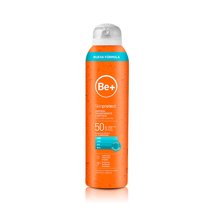 Be+ Skin Protect Aerosol Transparente Corporal Spf50 200ml