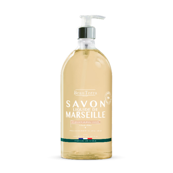 Beauterra Jabón de Marsella Flor de Algodón 1l