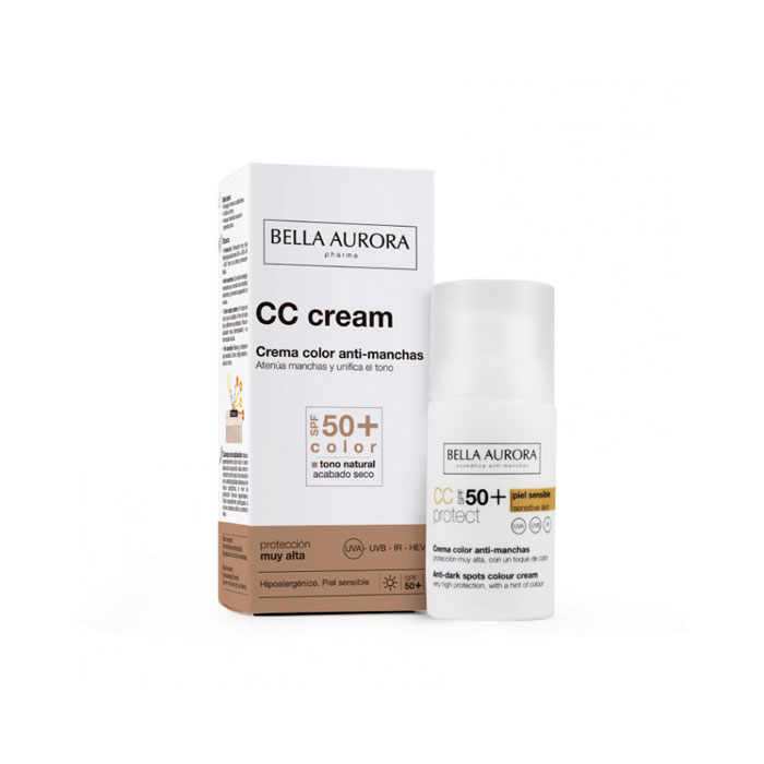 Bella Aurora Cc Spf50+ Protect Crema Color Anti-manchas 30 ml