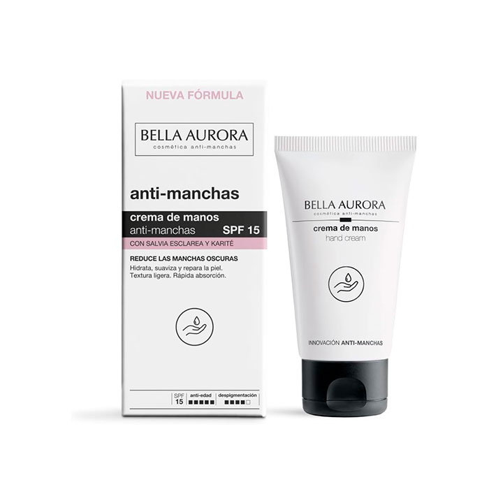 Bella Aurora Crema de Manos Antimanchas Spf15 75ml