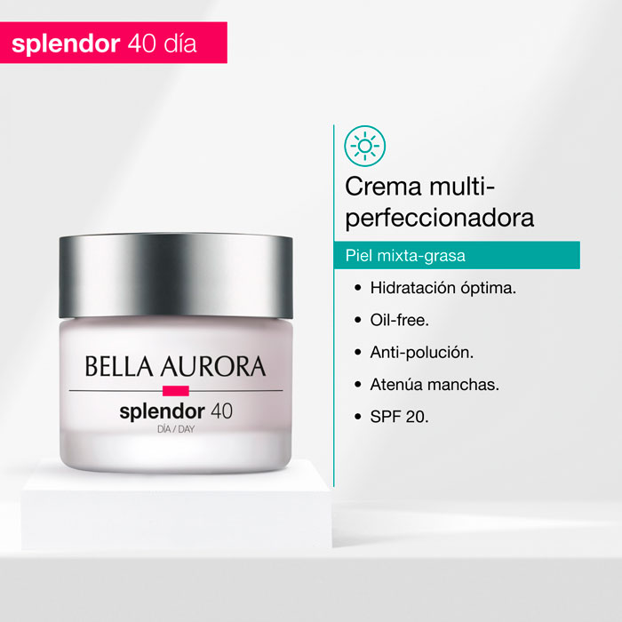 Bella Aurora Splendor40 Crema Multiperfeccionadora Día Piel Mixta Grasa 50ml