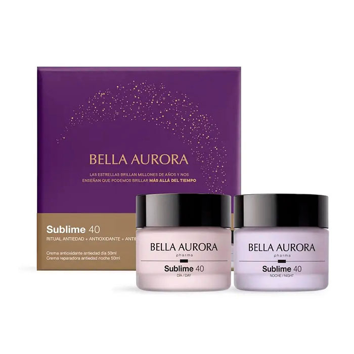 Bella Aurora Sublime 40 Pack Crema Antioxidante Día 50ml + Crema Reparadora Noche 50ml