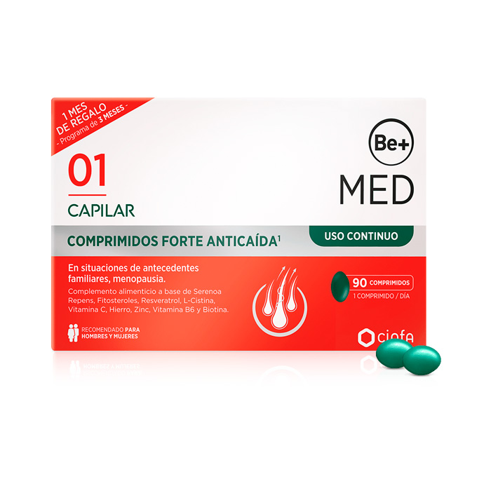 Be+ Capilar Uso Continuo Forte 90 Comprimidos