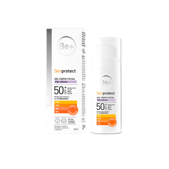 Be+ Skin Protect Gel Crema Facial Piel Grasa Spf50+ 50ml