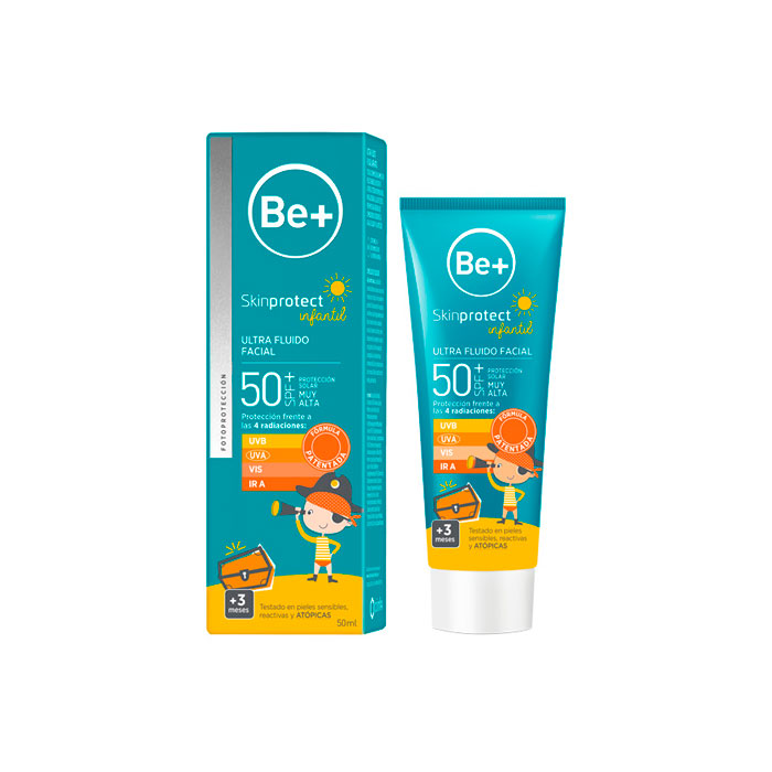 Be+ Skin Protect Infantil Ultra Fluido Facial Spf50+ 50ml