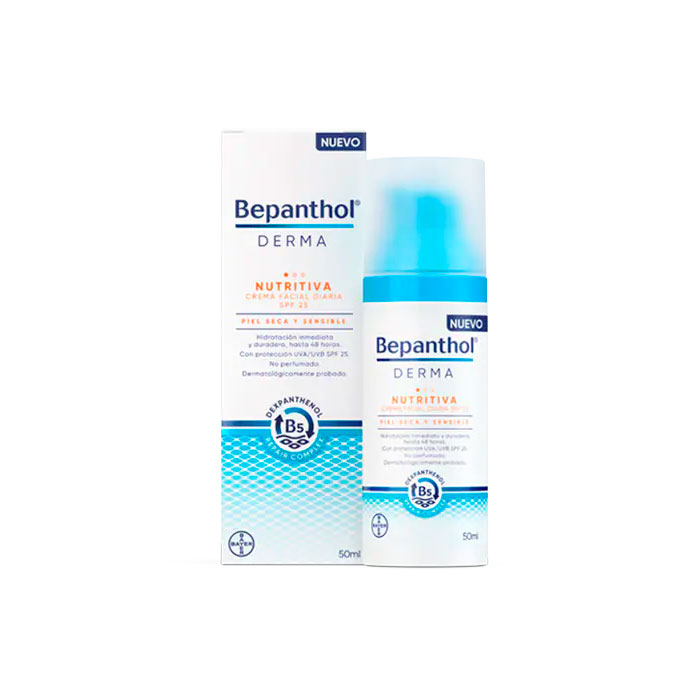 Bepanthol Derma Nutritiva Crema Facial Diaria Spf25 50ml