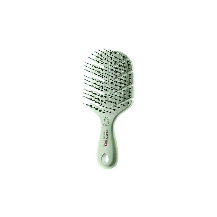 Beter Cepillo Detangling Natural Fiber Mini Verde