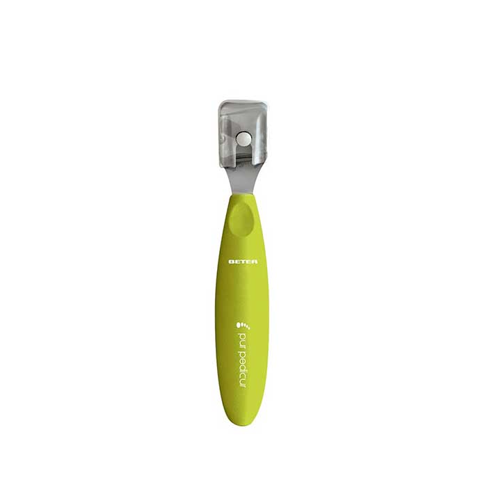 Beter Cortacallos con Bisagra Pur Pedicur Amarillo
