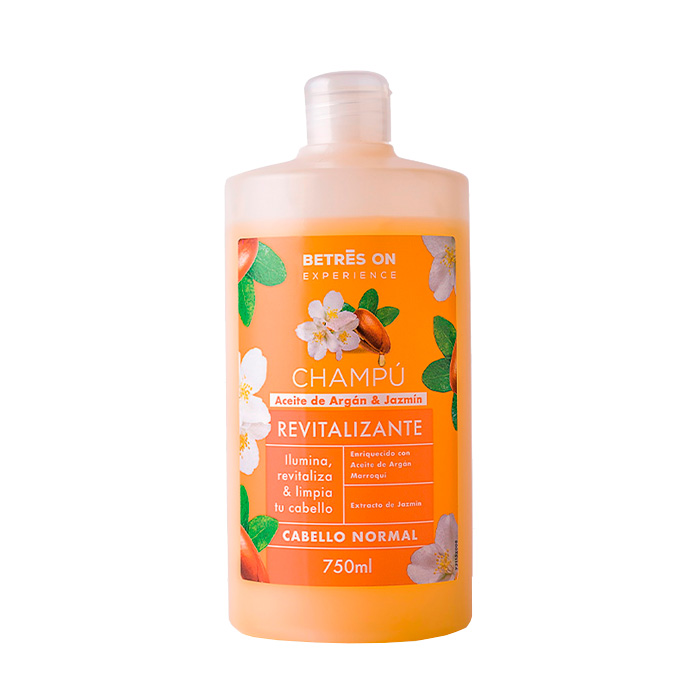 Betres On Champú Revitalizante Aceite de Argán y Jazmín 750ml