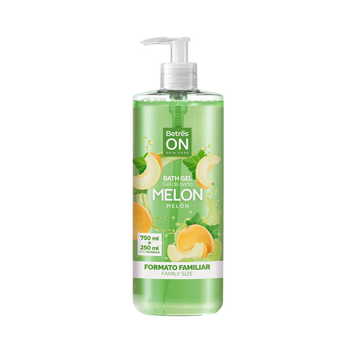 Betres On Gel de Baño Melón Formato Familiar 750ml + 250ml Regalo