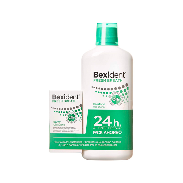 Bexident Aliento Fresco Pack Colutorio 500ml + Spray 15ml