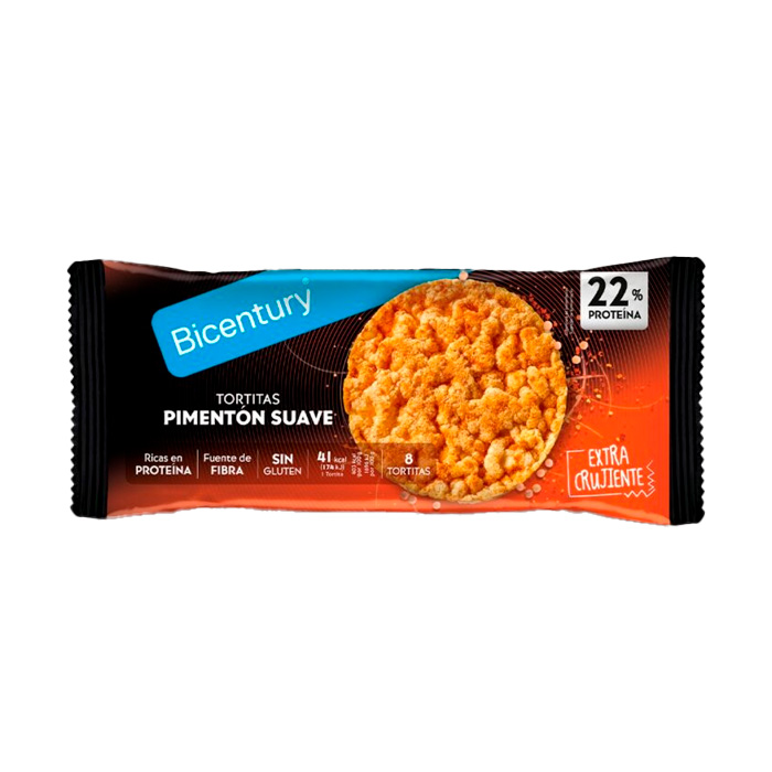Bicentury Tortitas Pimentón Suave 8 Uds