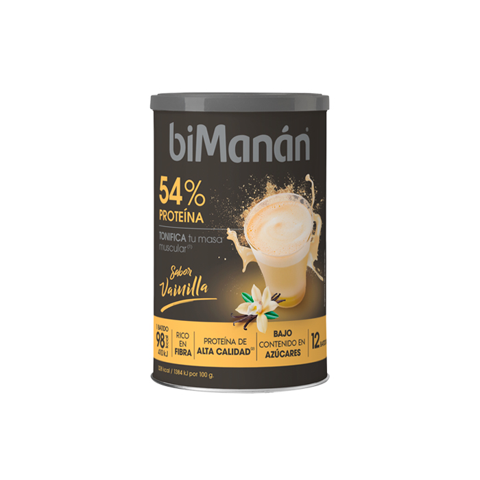Bimanán Batido de Proteína Sabor Vainilla 360g