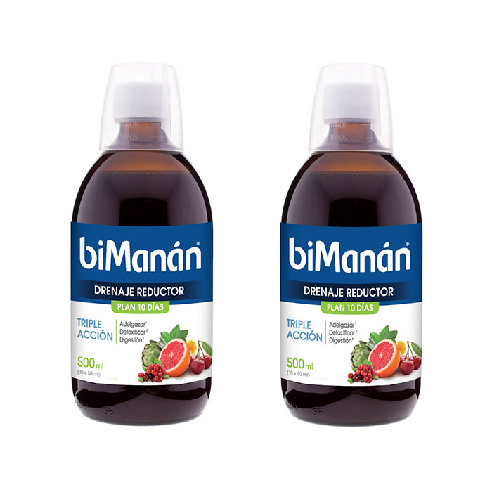 Bimanán Drenaje Reductor Duplo 500ml+500ml
