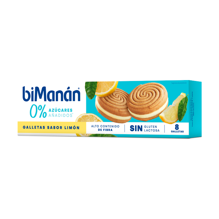 Bimanán Galletas de Limón 8 Unidades