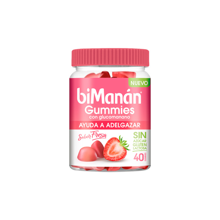Bimanán Gummies con Glucomanano 40 Gominolas