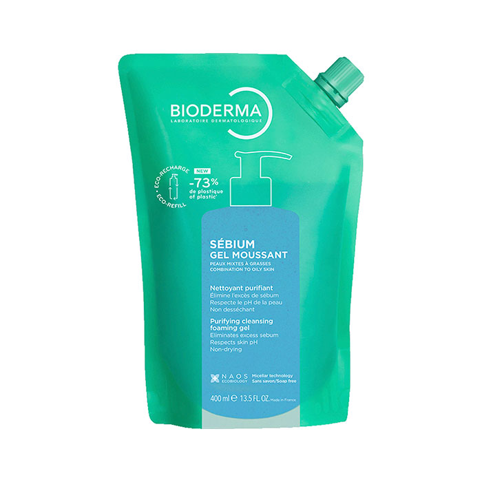 Bioderma Sébium Gel Moussant Eco-refill 400ml