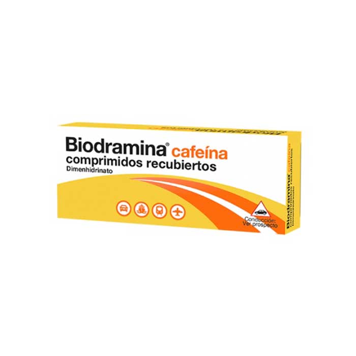 Biodramina Cafeina 12 Comprimidos