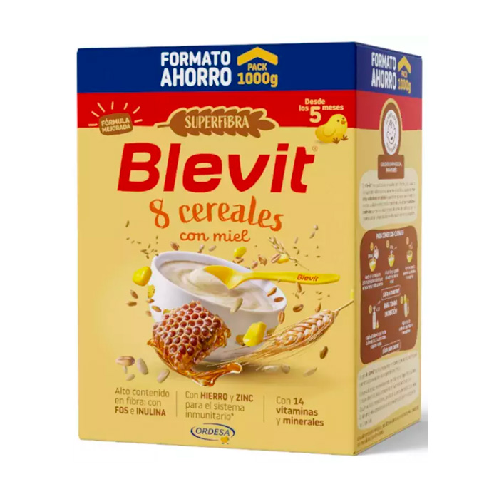 Blevit Superfibra 8 Cereales con Miel 1000g