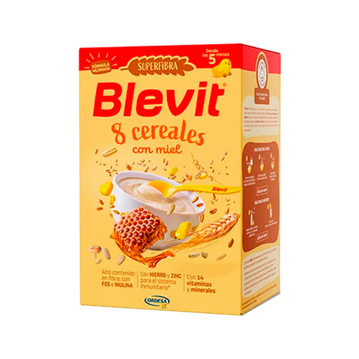 Blevit Superfibra 8 Cereales con Miel 500g