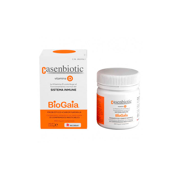 Casenbiotic Vitamina D 30 Comprimidos Masticables
