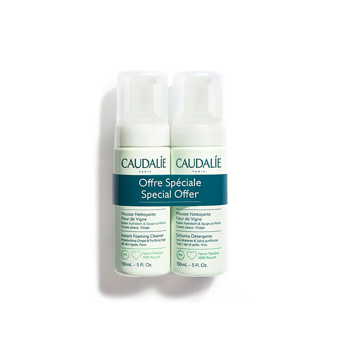 Caudalie Vinoclean Espuma Limpiadora Duplo 150ml+150ml