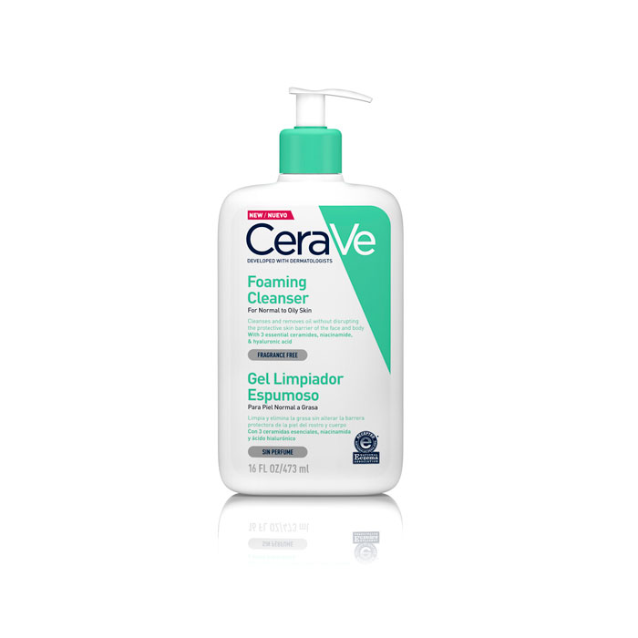 Cerave Gel Limpiador Espumoso 473 ml