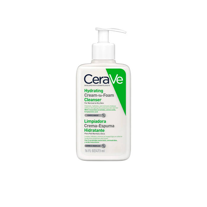 Cerave Limpiador Crema-espuma Hidratante 473ml