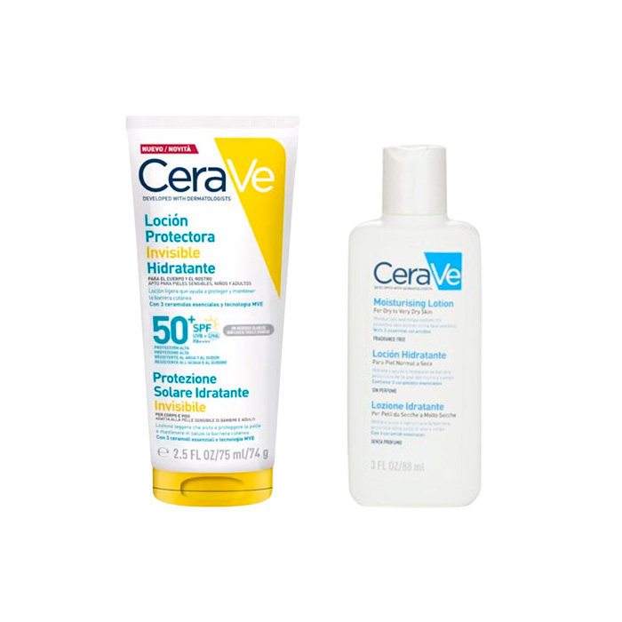 Cerave Pack Neceser Muy Alta Protección + Hidratación de Viaje