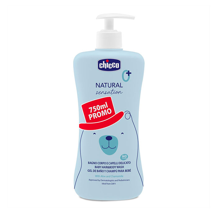 Chicco Natural Sensation Gel de Baño y Champú 750ml