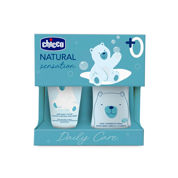 Chicco Natural Sensation Set de Baño y Crema Hidratante