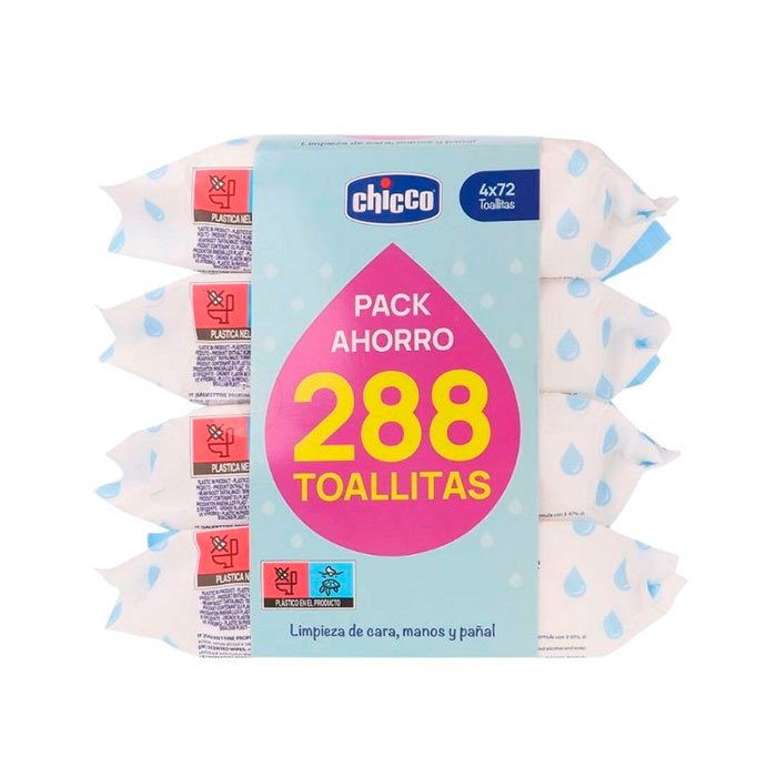 Chicco Toallitas Humedas 4x72 Uds