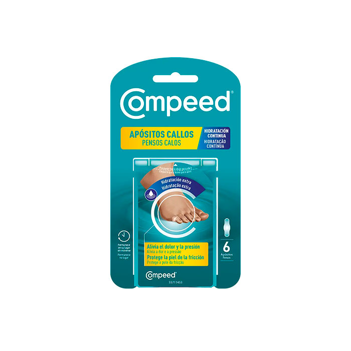 Compeed Apósitos Callos Hidratación 6 Apósitos