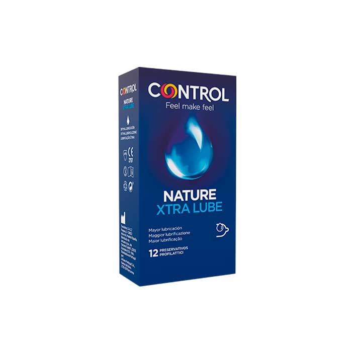 Control Preservativo Nature Xtra Lube 12 Unidades