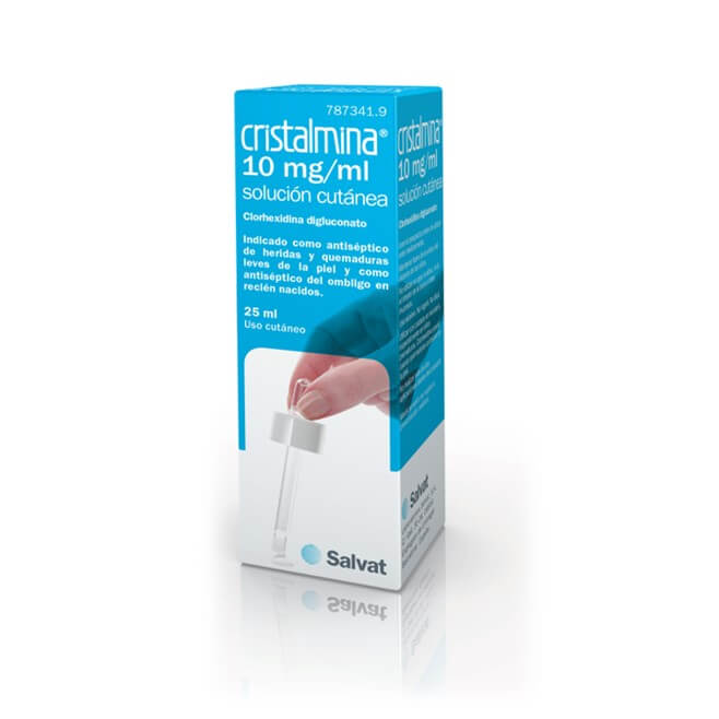 CRISTALMINA 10 MG/ML SOLUCION CUTANEA 1 FRASCO 2