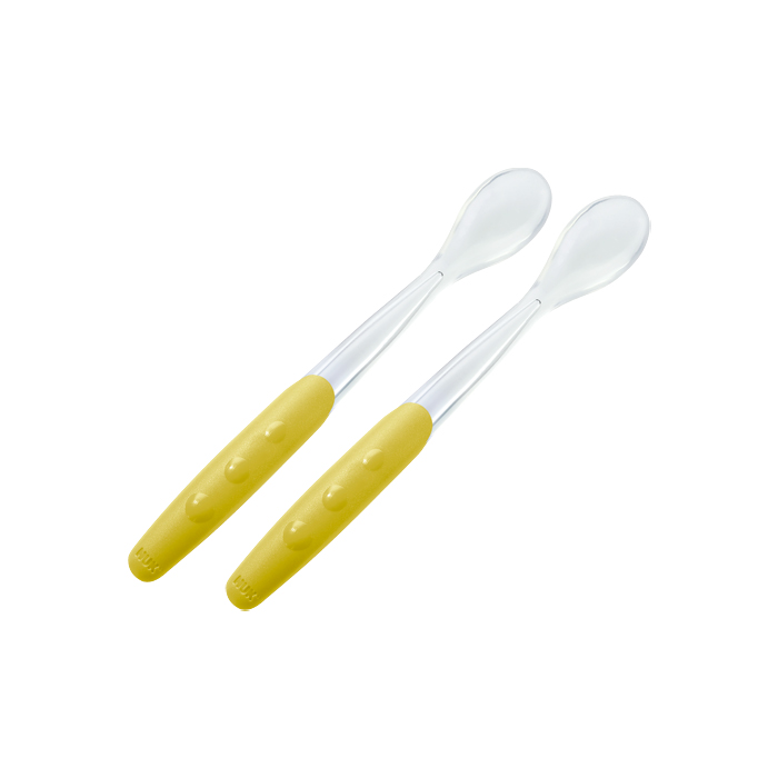Cuchara Nuk Silicona Easy Learning 2 Ud Amarilla