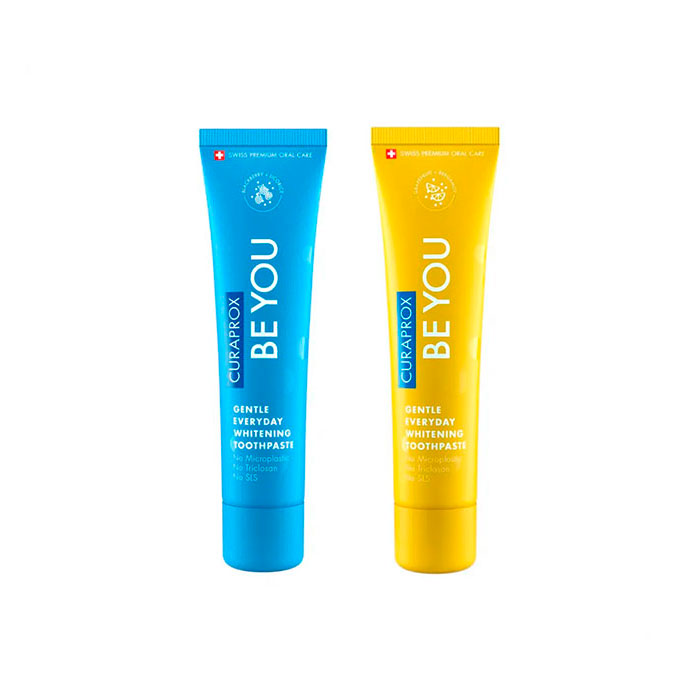Curaprox Pack Pasta Dental Be You Mora 60ml + Pasta Dental Be You  Pomelo 60ml