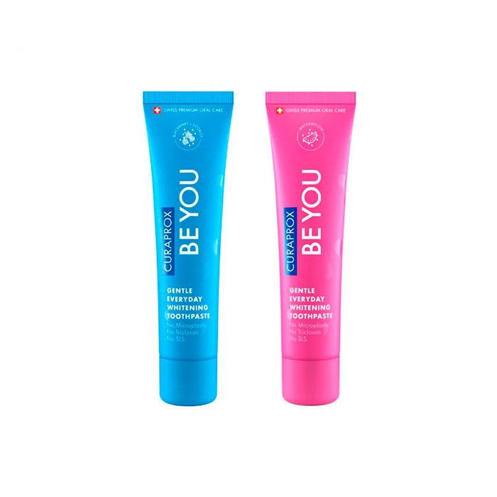 Curaprox Pack Pasta Dental Be You Mora 60ml + Pasta Dental Be You Sandía 60ml