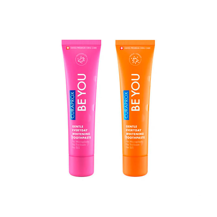 Curaprox Pack Pasta Dental Be You Sandía 60ml + Pasta Dental Be You Melocotón 60ml