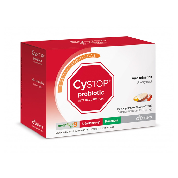 Cystop Probiotic Alta Recurrencia 60 Comprimidos