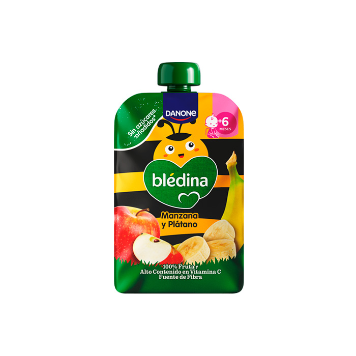 Danone Blédina Bolsita Manzana y Plátano 100g