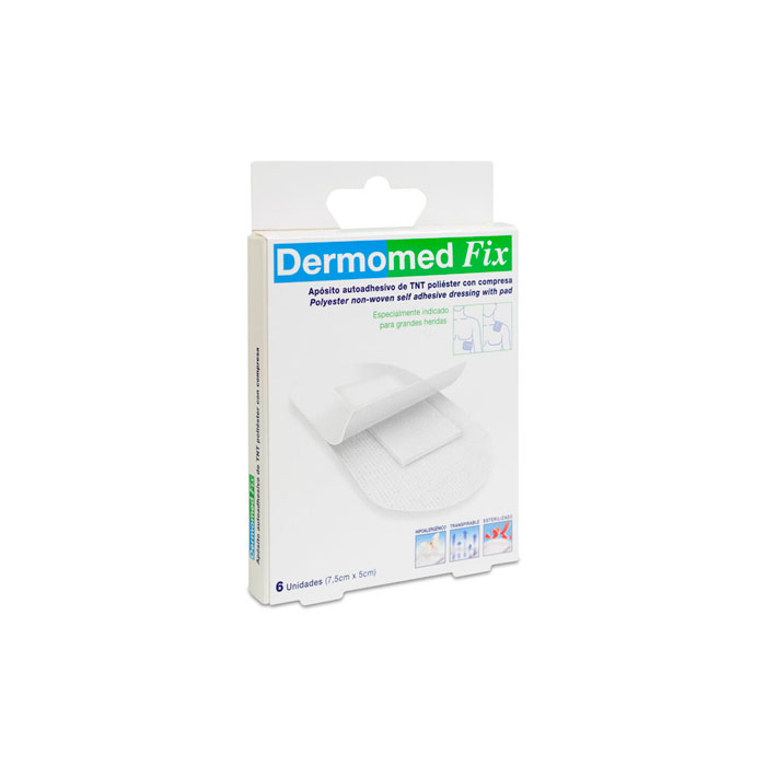Dermomed Fix Aposito Autoadhesivo 7,5cm X 5cm 6 Unidades