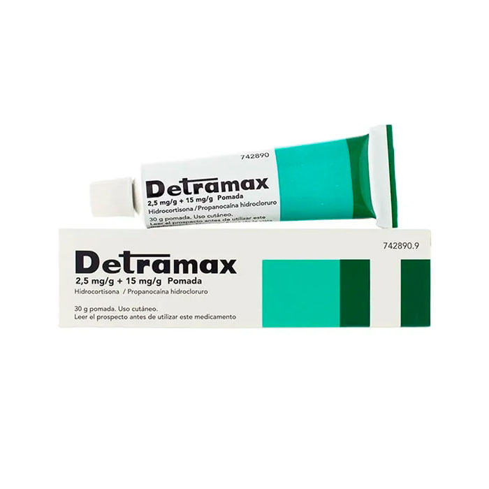 Detramax 2.5mg/g + 15mg/g Pomada 30g