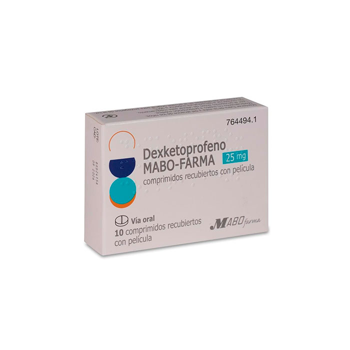 Dexketoprofeno Mabo Farma 25mg 10 Comprimidos