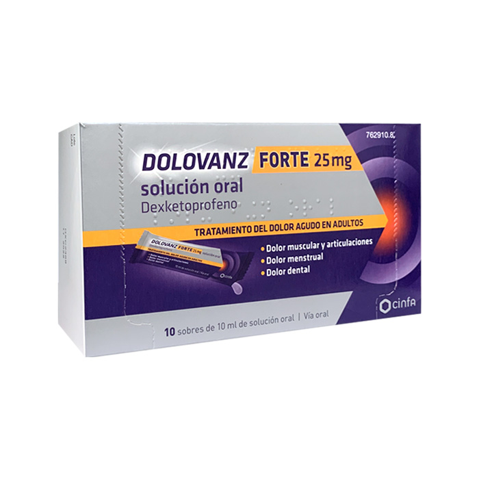 Dolovanz Forte 25 mg Solución Oral 10 Sobres