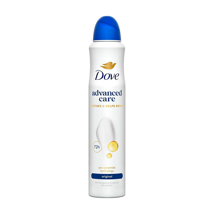 Dove Advanced Care Desodorante Original Antitranspirante 72h Spray 200ml